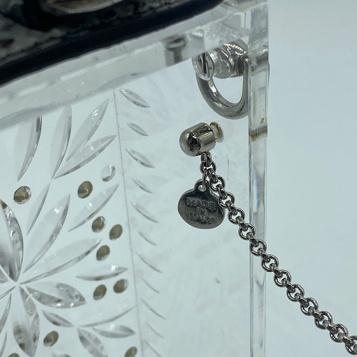 Dolce & Gabbana Plexiglass Embellished Dolce Bag