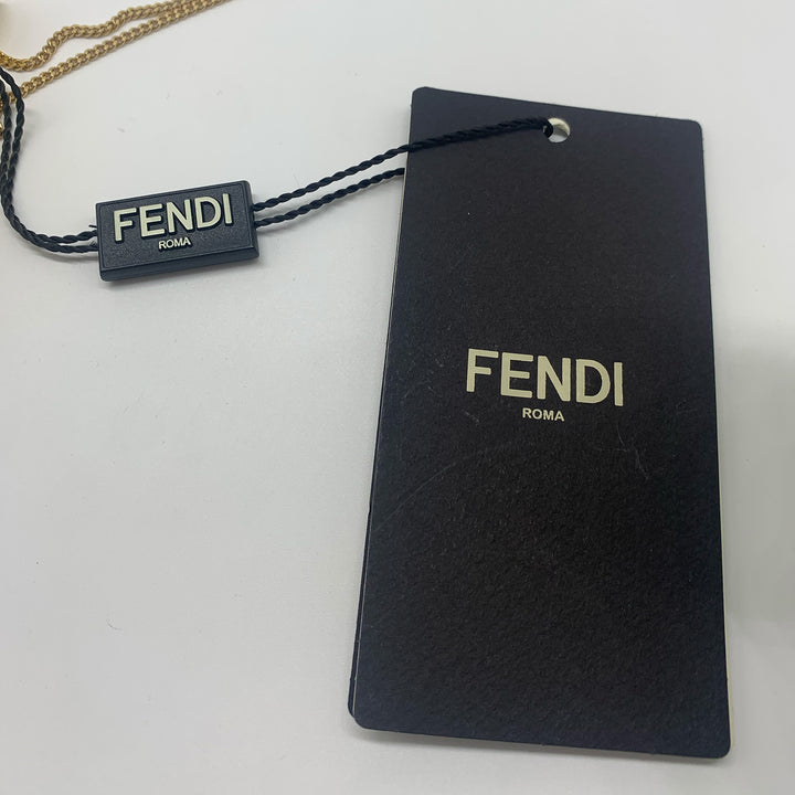 Fendi Pico Baguette Bag with Yellow Beads