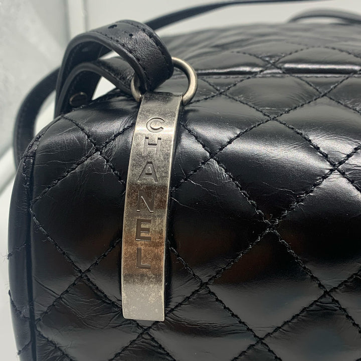 Chanel Paris-Salzburg Mountain Backpack in Black Calfskin with Dark Sliver Hardware