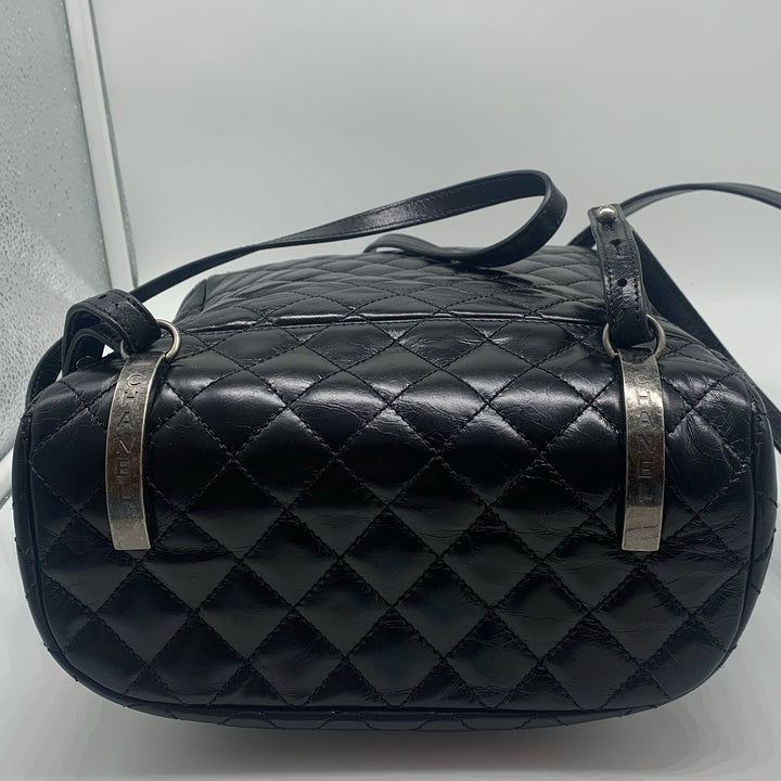 Chanel Paris-Salzburg Mountain Backpack in Black Calfskin with Dark Sliver Hardware