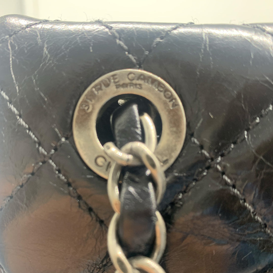 Chanel Paris-Salzburg Mountain Backpack in Black Calfskin with Dark Sliver Hardware