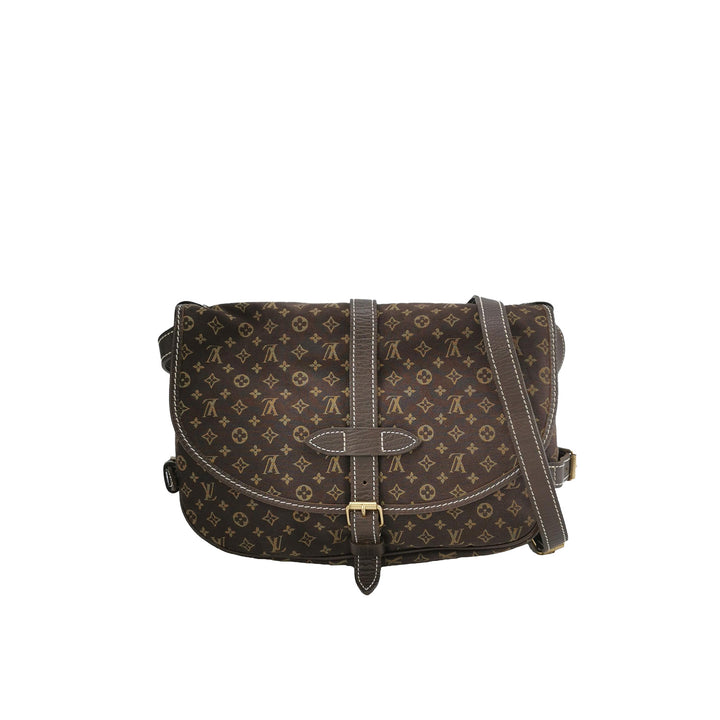 Louis Vuitton Monogram Lin Saumur Brown