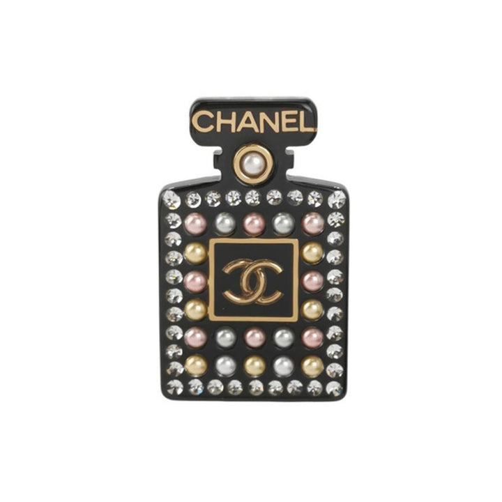 Chanel Acrylic Perfume Bottle Brooch