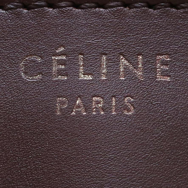 Céline Tri Colour Mini 30 Luggage Bag Navy Brown