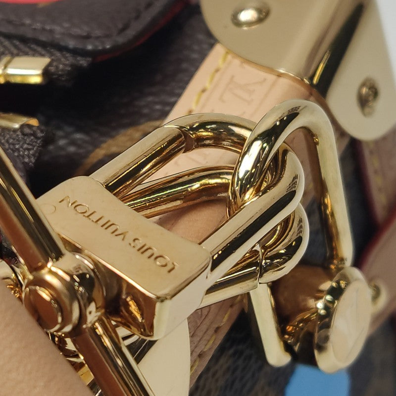 Louis Vuitton x Yayoi Kusama Side Trunk Monogram Canvas 3D Dots Gold Hardware