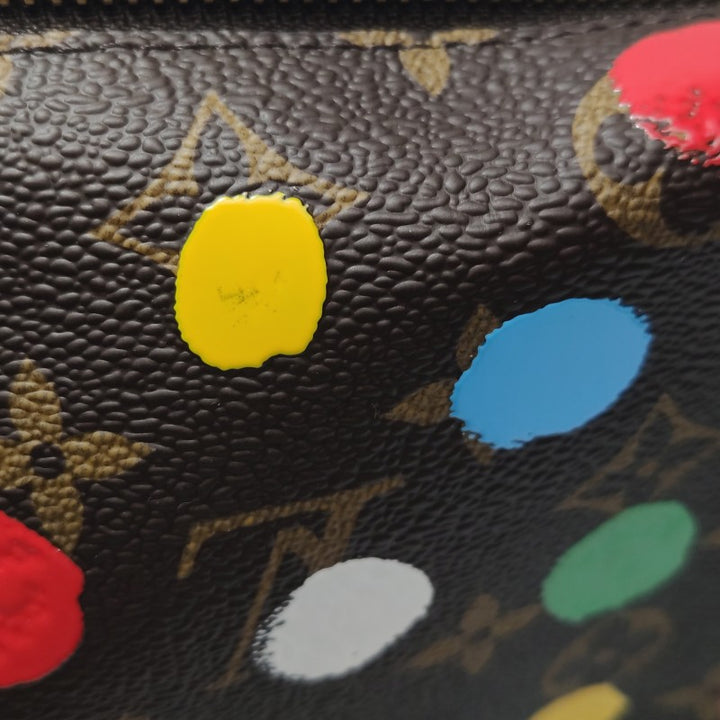 Louis Vuitton x Yayoi Kusama Side Trunk Monogram Canvas 3D Dots Gold Hardware