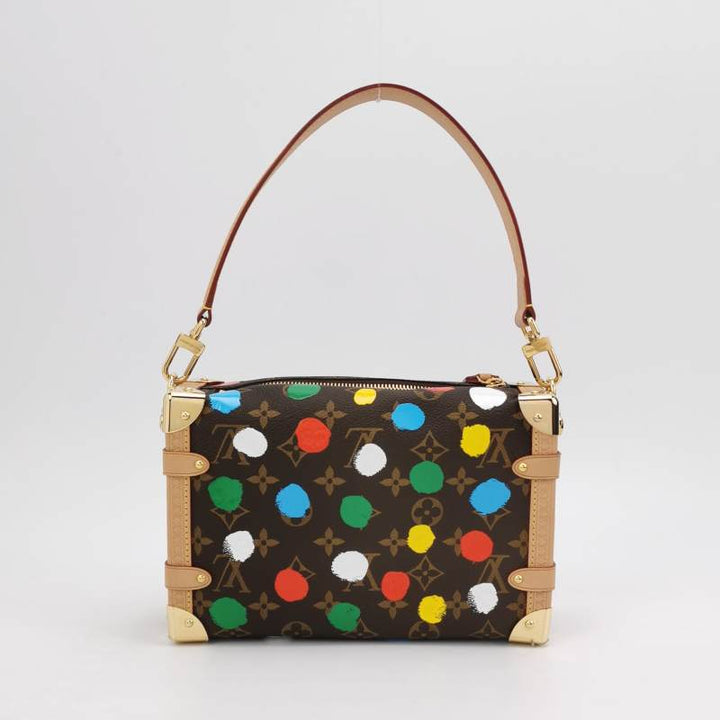 Louis Vuitton x Yayoi Kusama Side Trunk Monogram Canvas 3D Dots Gold Hardware