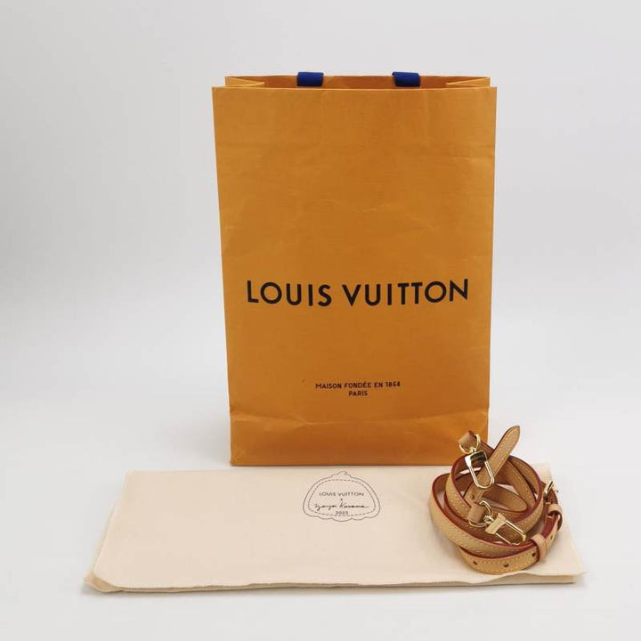 Louis Vuitton x Yayoi Kusama Side Trunk Monogram Canvas 3D Dots Gold Hardware