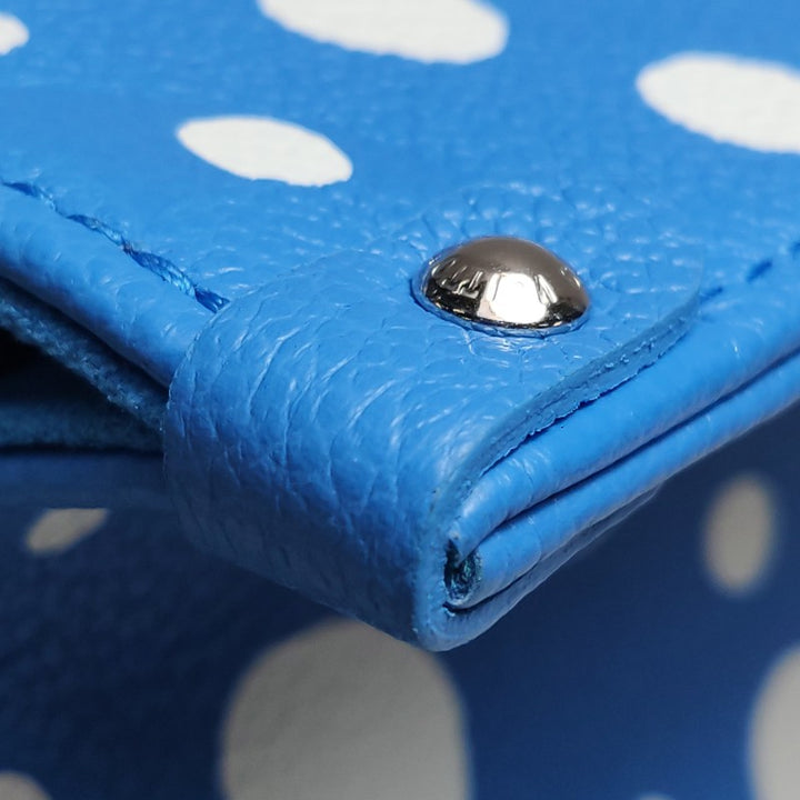 Louis Vuitton x Yayoi Kusama OnTheGo PM Monogram Empreinte Leather Blue White Silver Hardware