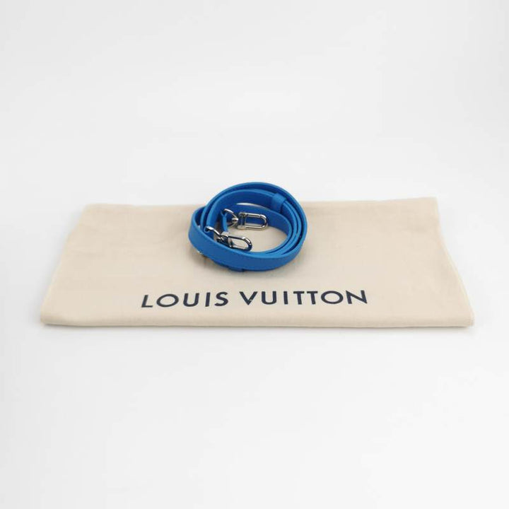 Louis Vuitton x Yayoi Kusama OnTheGo PM Monogram Empreinte Leather Blue White Silver Hardware