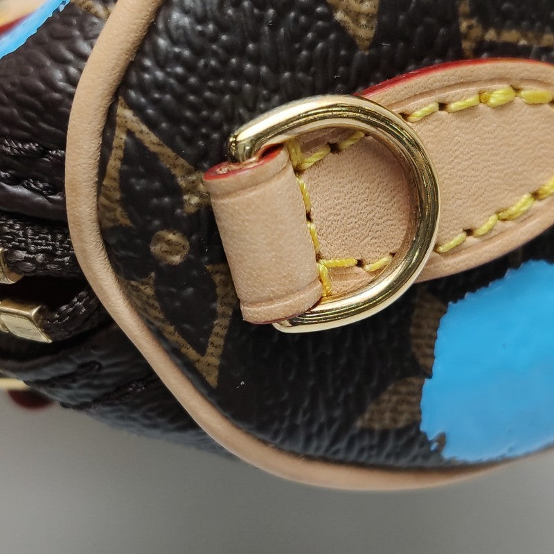 Louis Vuitton x Yayoi Kusama Nano Speedy Monogram Canvas 3D Dots Gold Hardware