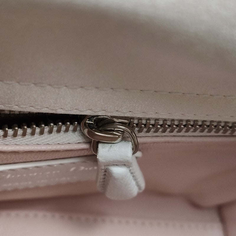 Christian Dior Floral-Sequined Mini Lady Dior Bag Off-White Satin Leather Silver Hardware