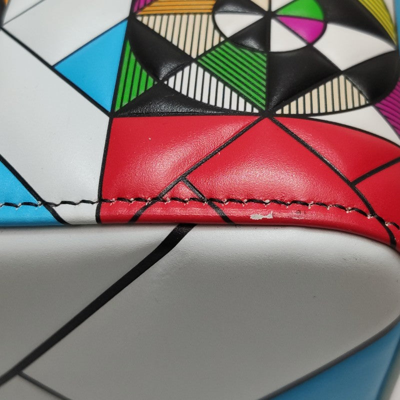 Dior Medium Lady Dior Bag by Eduardo Terrazas Multicolour Geometric Leather Dark Hardware
