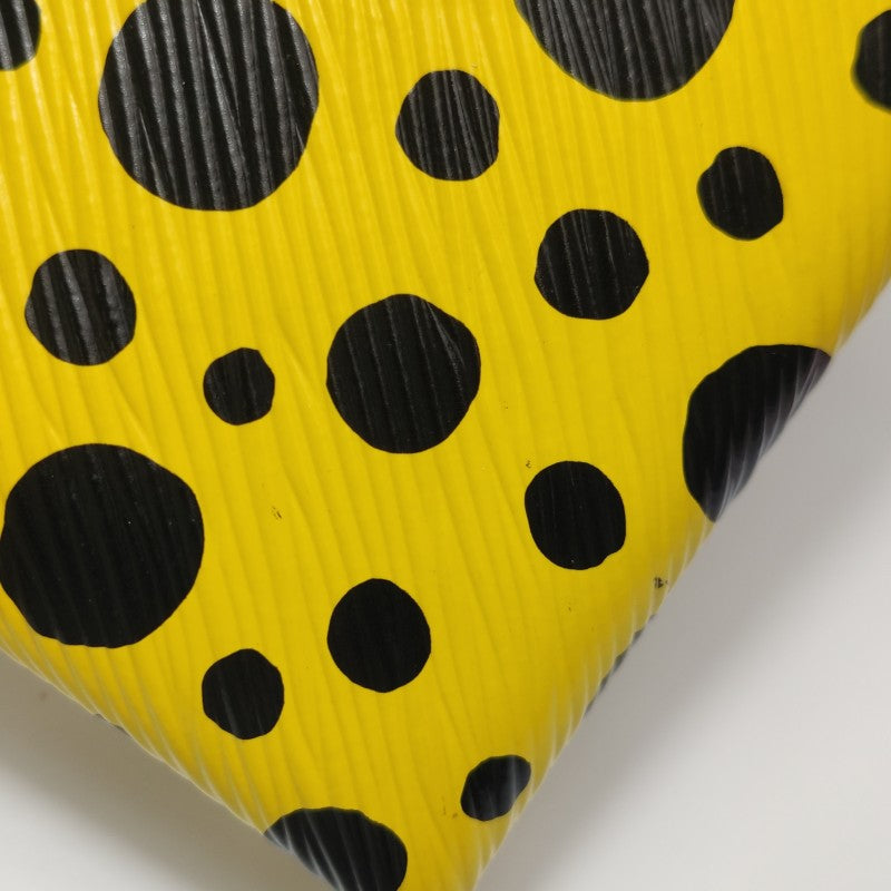 Louis Vuitton x Yayoi Kusama Kirigami Pochette 3-Piece Set Epi Leather Black Red Yellow Silver Hardware