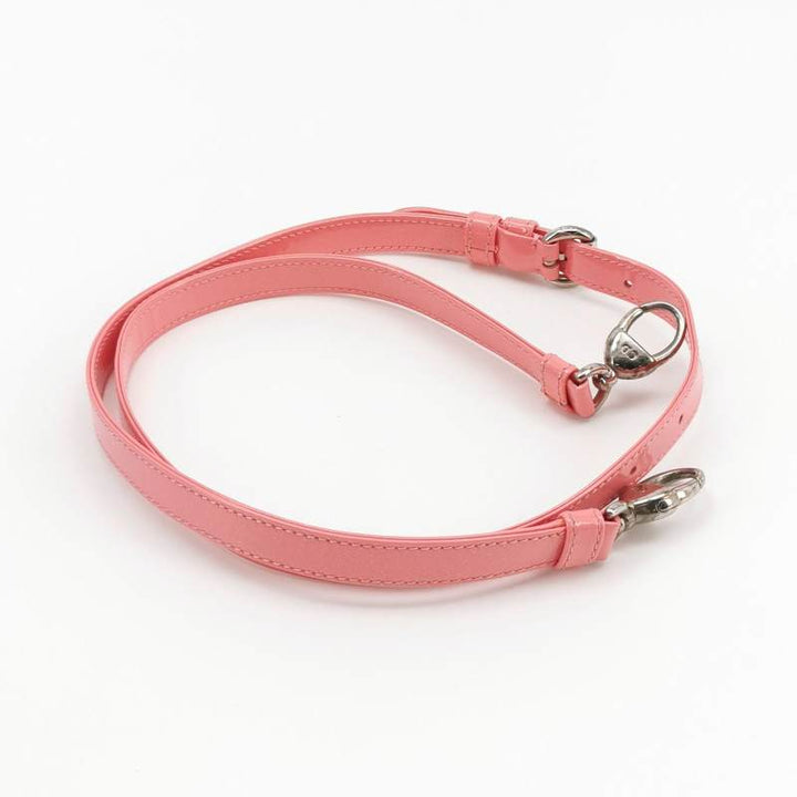 Dior Micro Lady Dior Bag Pink and Cream Ombre Patent Cannage Silver Hardware