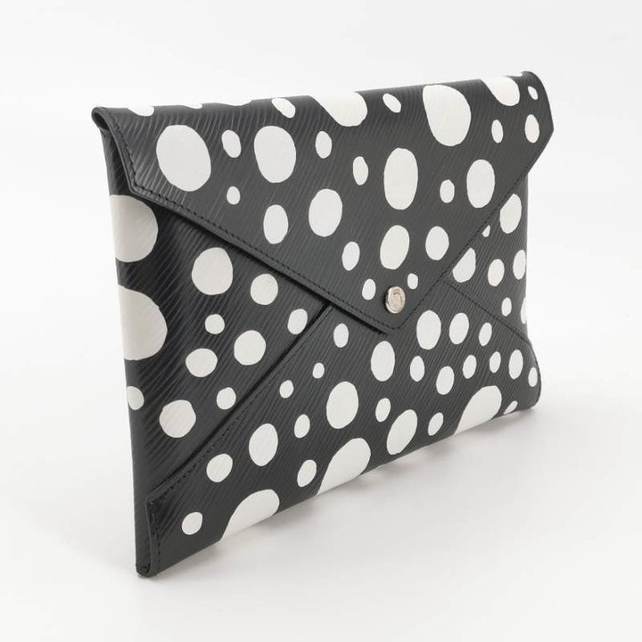 Louis Vuitton x Yayoi Kusama Kirigami Pochette 3-Piece Set Epi Leather Black Red Yellow Silver Hardware