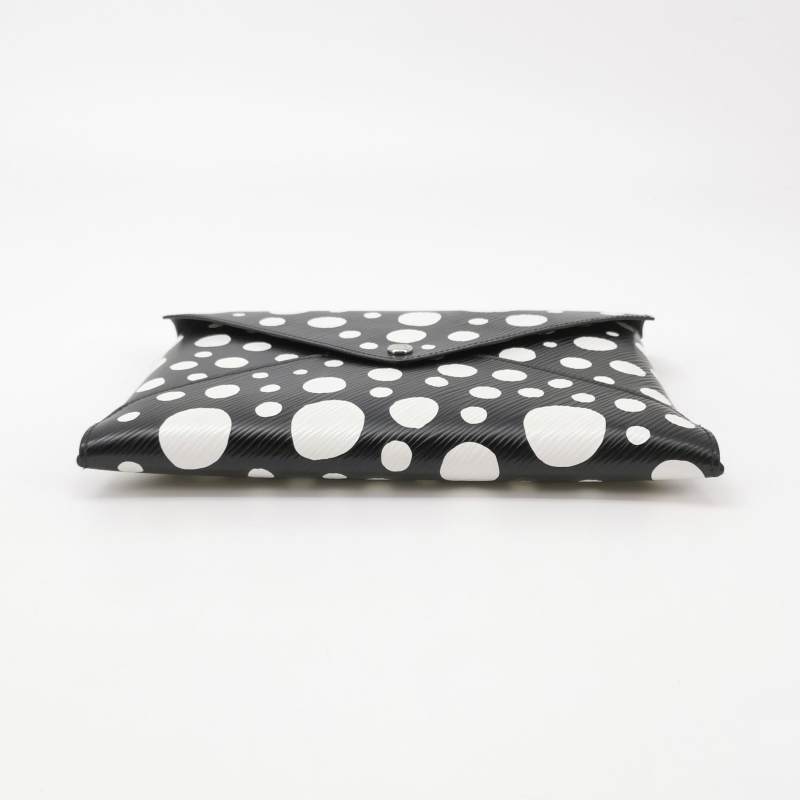 Louis Vuitton x Yayoi Kusama Kirigami Pochette 3-Piece Set Epi Leather Black Red Yellow Silver Hardware