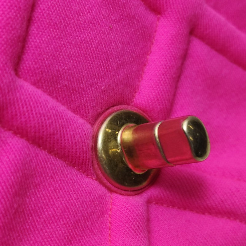 Chanel 19 Line Waist Belt Bag Pink Quilted Jersey Gold Hardware