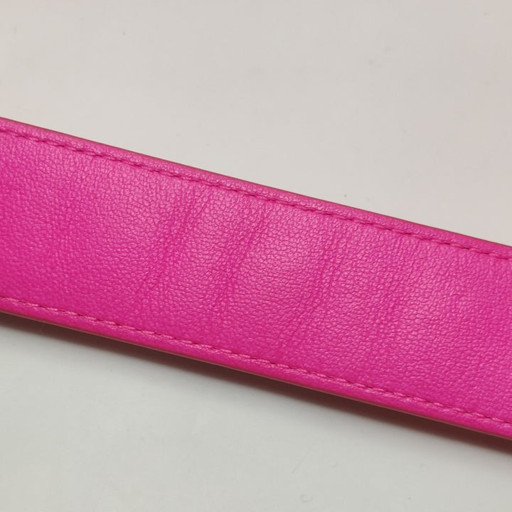 Chanel 19 Line Waist Belt Bag Pink Quilted Jersey Gold Hardware