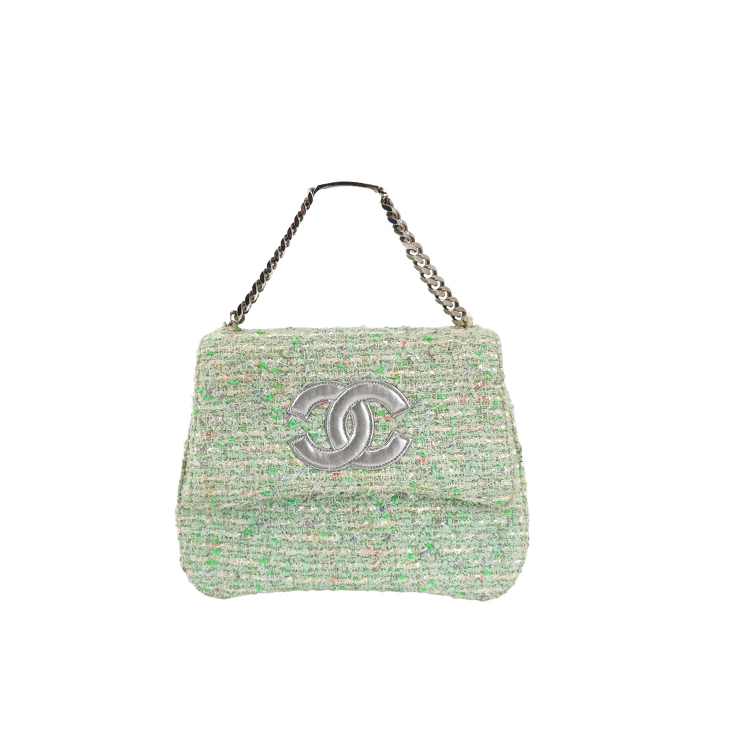 Chanel fabric cheap flap bag