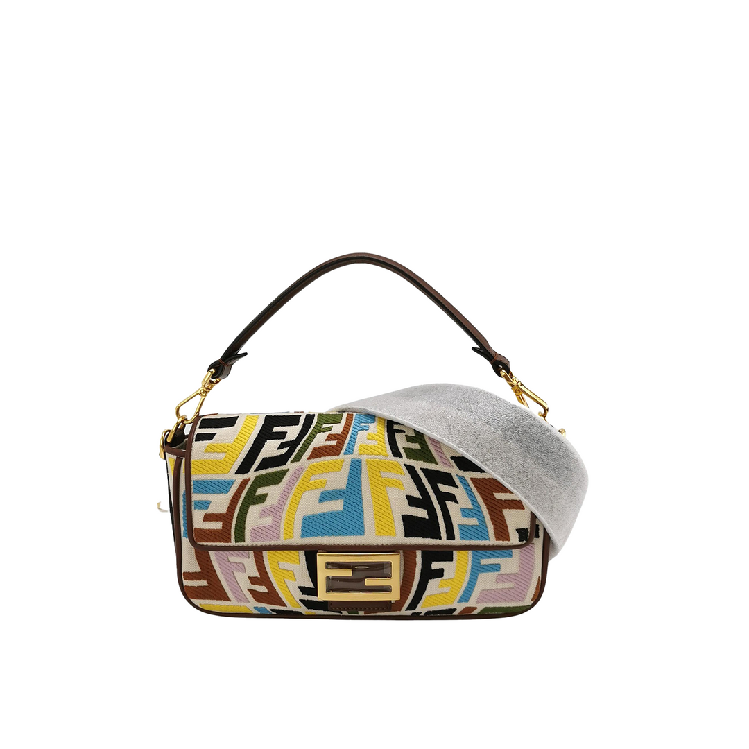 Fendi multicolor canvas bag best sale