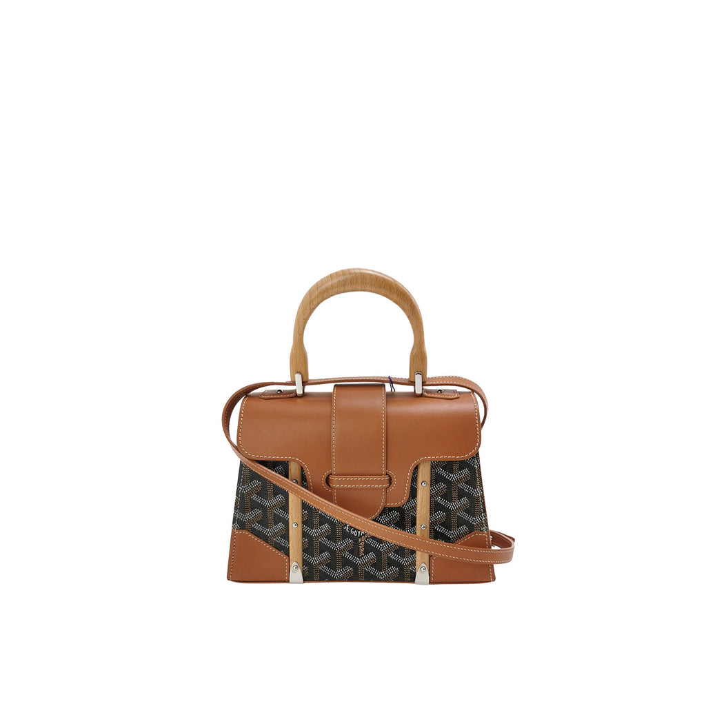 Vintage 00s Black Wood Grain Leather Handbag By Louis Vuitton