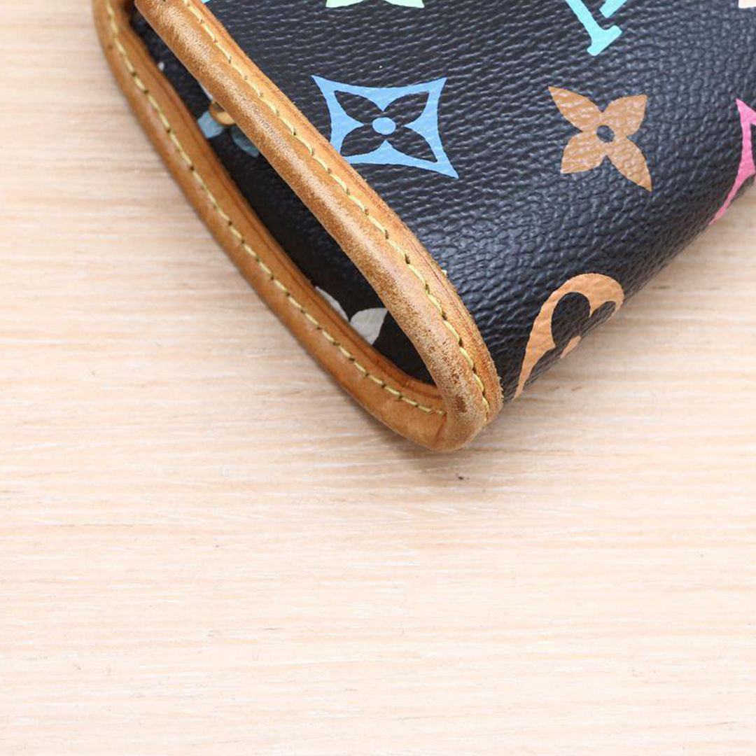 Louis Vuitton Black Monogram Multicolore Canvas Shirley Clutch