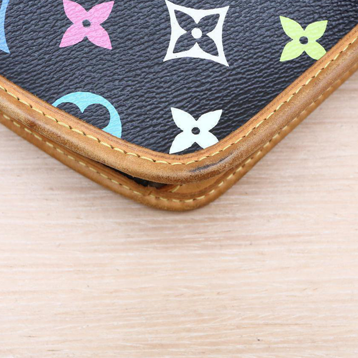 Louis Vuitton Black Monogram Multicolore Canvas Shirley Clutch