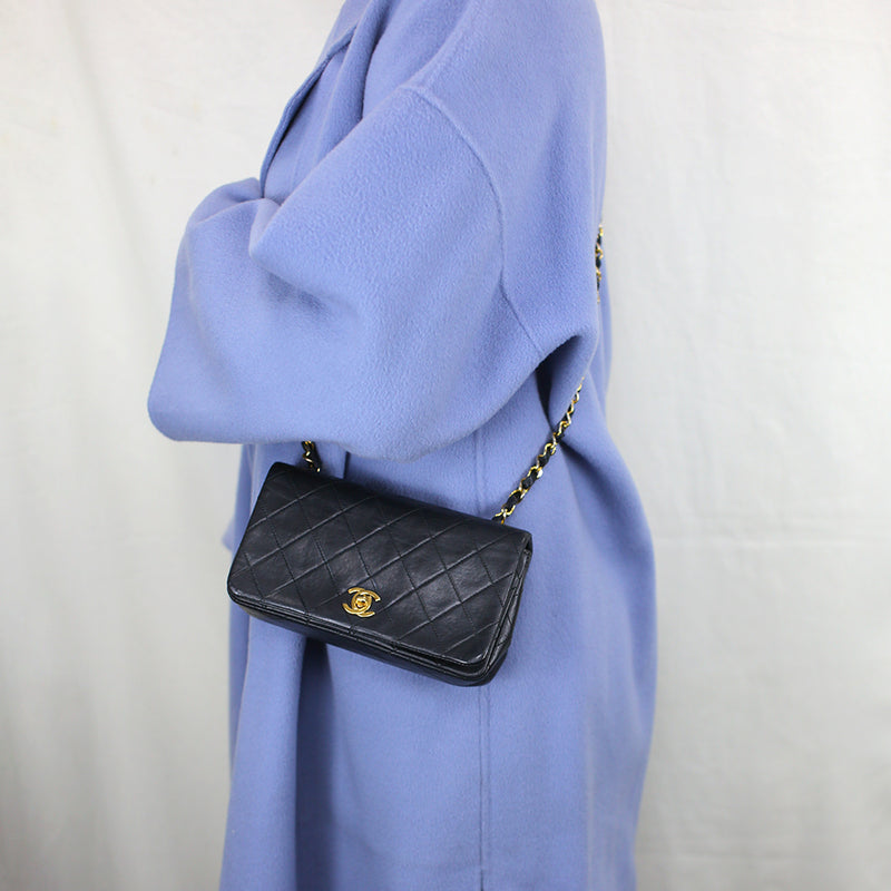 Chanel Vintage *Rare* Classic Rectangular Mini Full Flap Bag In