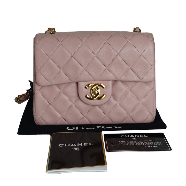 This vintage Chanel bag comes with the original dust bag, booklet, and authenticity card. 