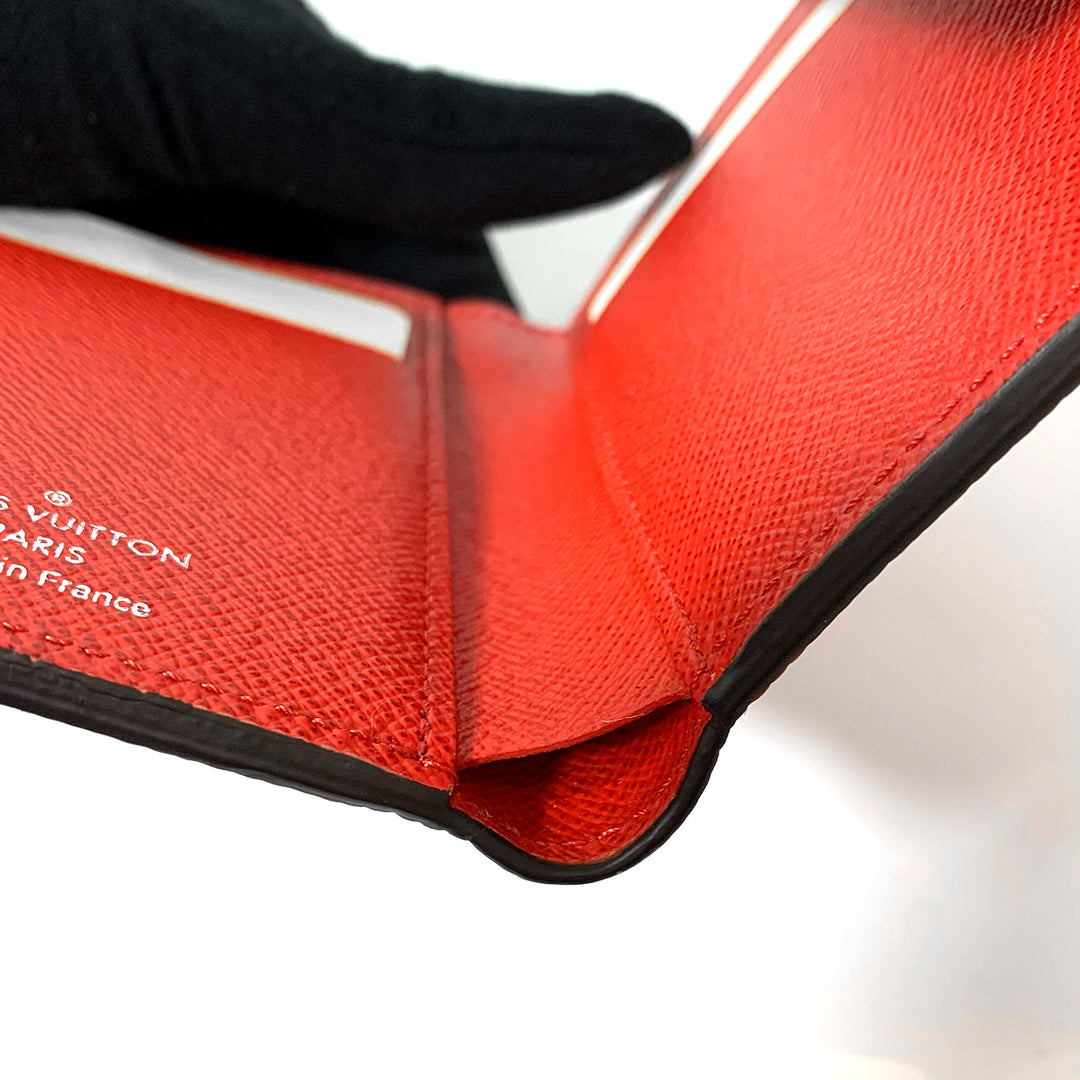 Supreme x Louis Vuitton Wallet And Key Holder In Red