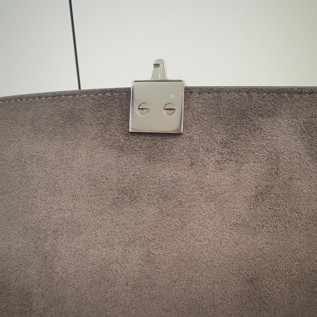 Fendi Kan I Bag Embellished Applique Leather Small In Pink Leather