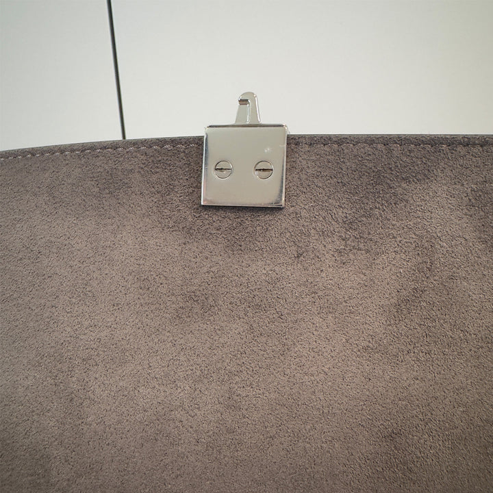 Fendi Kan I Bag Embellished Applique Leather Small In Pink Leather
