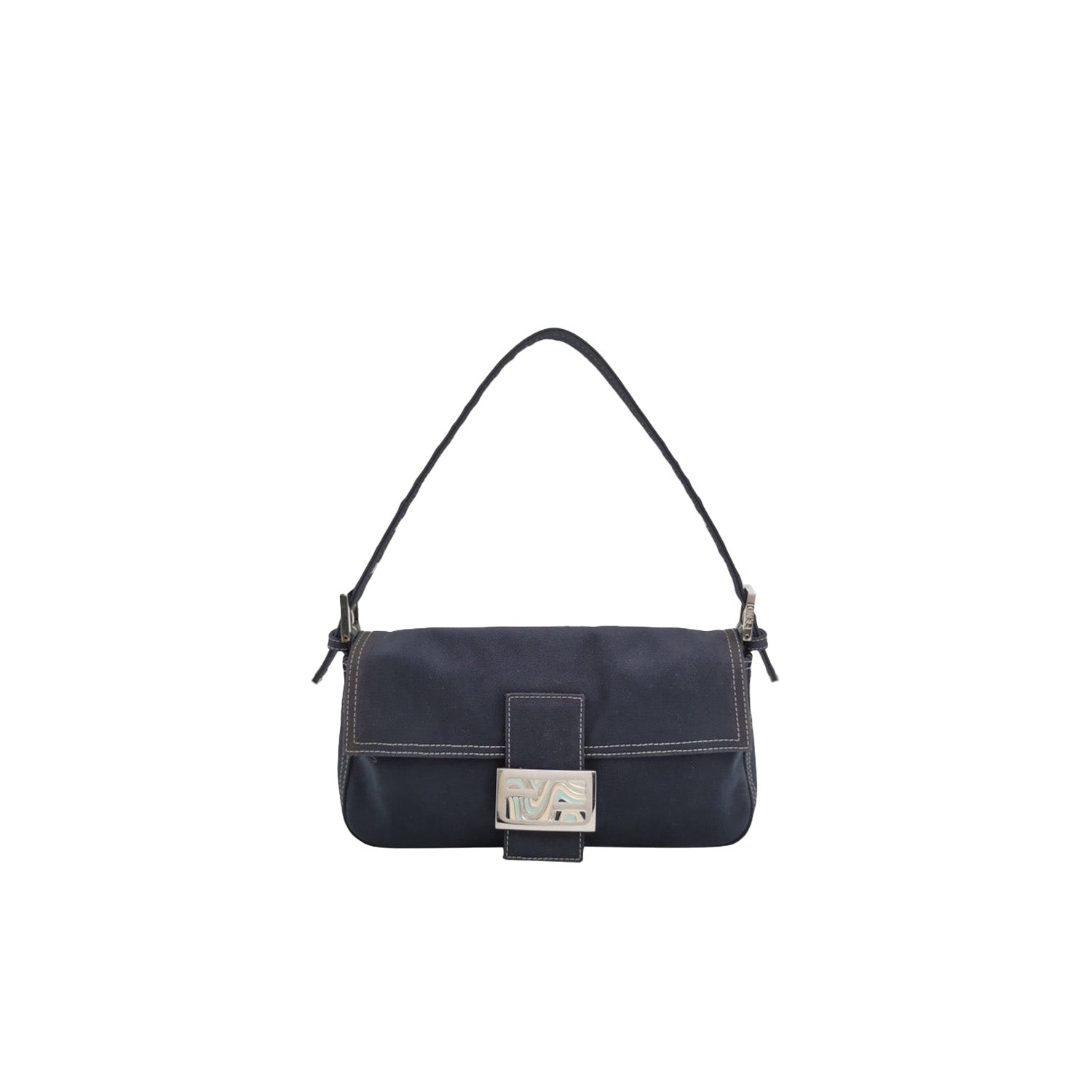 FENDI Vintage Crossbody Learher Bag buy Blue