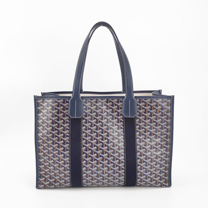 Goyard Villette Bag In Blue Canvas – Trésor Vintage