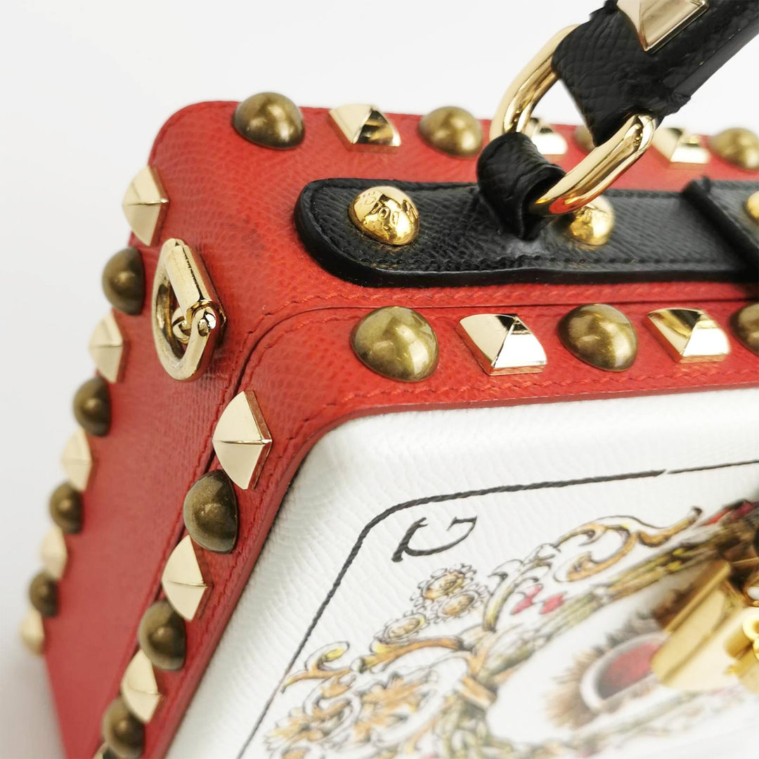 Dolce & Gabbana Dolce Playing Card Design Box Bag