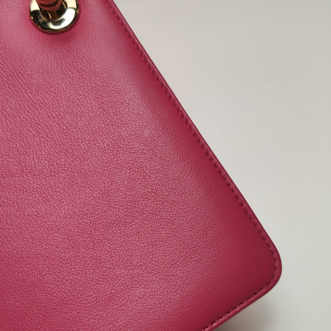 Chanel Leboy Flap Bag in Pink Multi Colour Tweed Lambskin Gold hardware