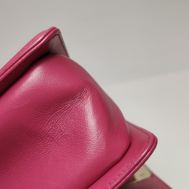 Chanel Leboy Flap Bag in Pink Multi Colour Tweed Lambskin Gold hardware