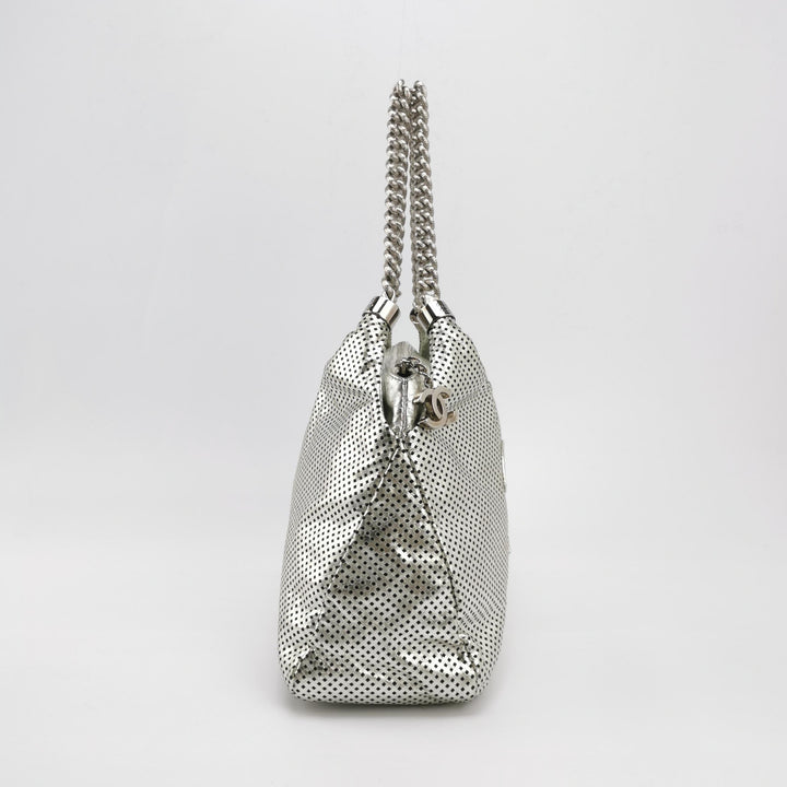 Chanel Rodeo Drive Hobo Perforated Leather Bag