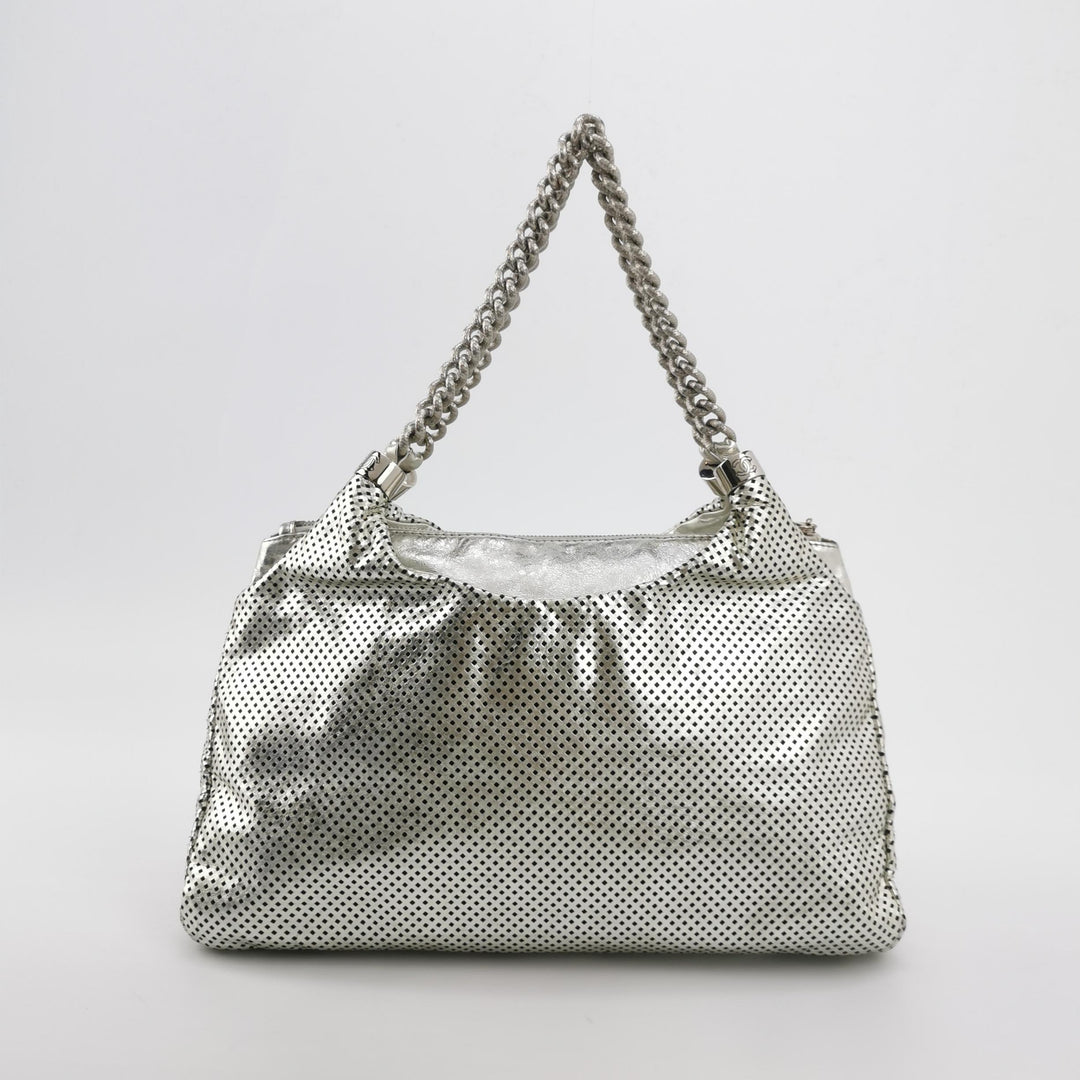 Chanel Rodeo Drive Hobo Perforated Leather Bag