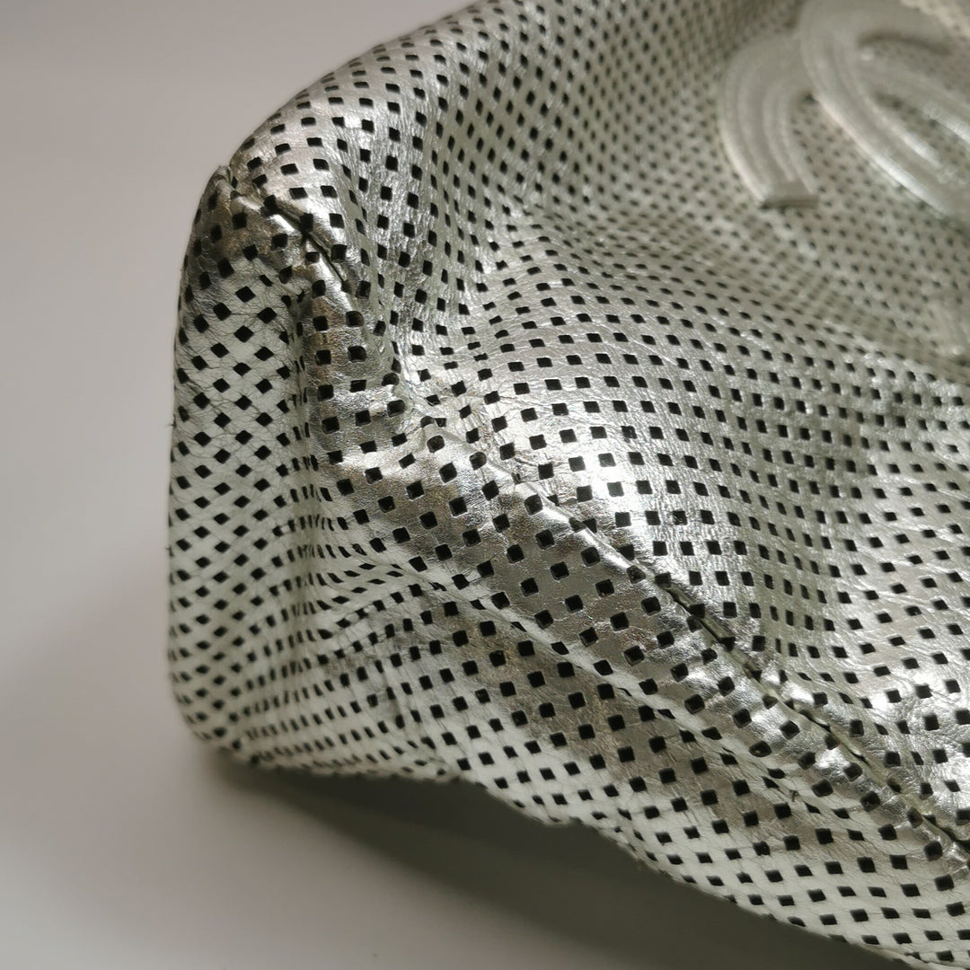 Chanel Rodeo Drive Hobo Perforated Leather Bag