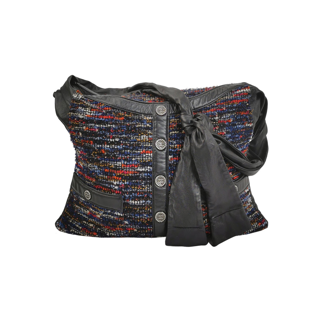Chanel Vintage Jacket Motif Crossbody Bag in Tweed Lambskin