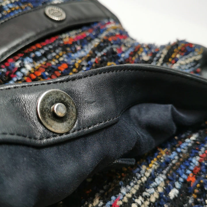 Chanel Vintage Jacket Motif Crossbody Bag in Tweed Lambskin