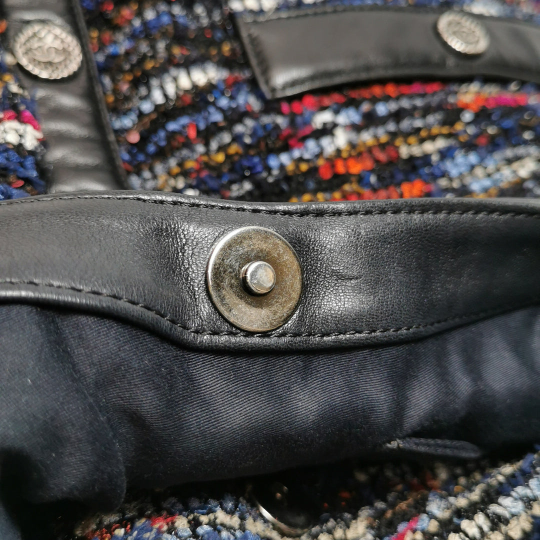 Chanel Vintage Jacket Motif Crossbody Bag in Tweed Lambskin
