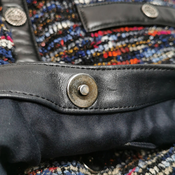 Chanel Vintage Jacket Motif Crossbody Bag in Tweed Lambskin