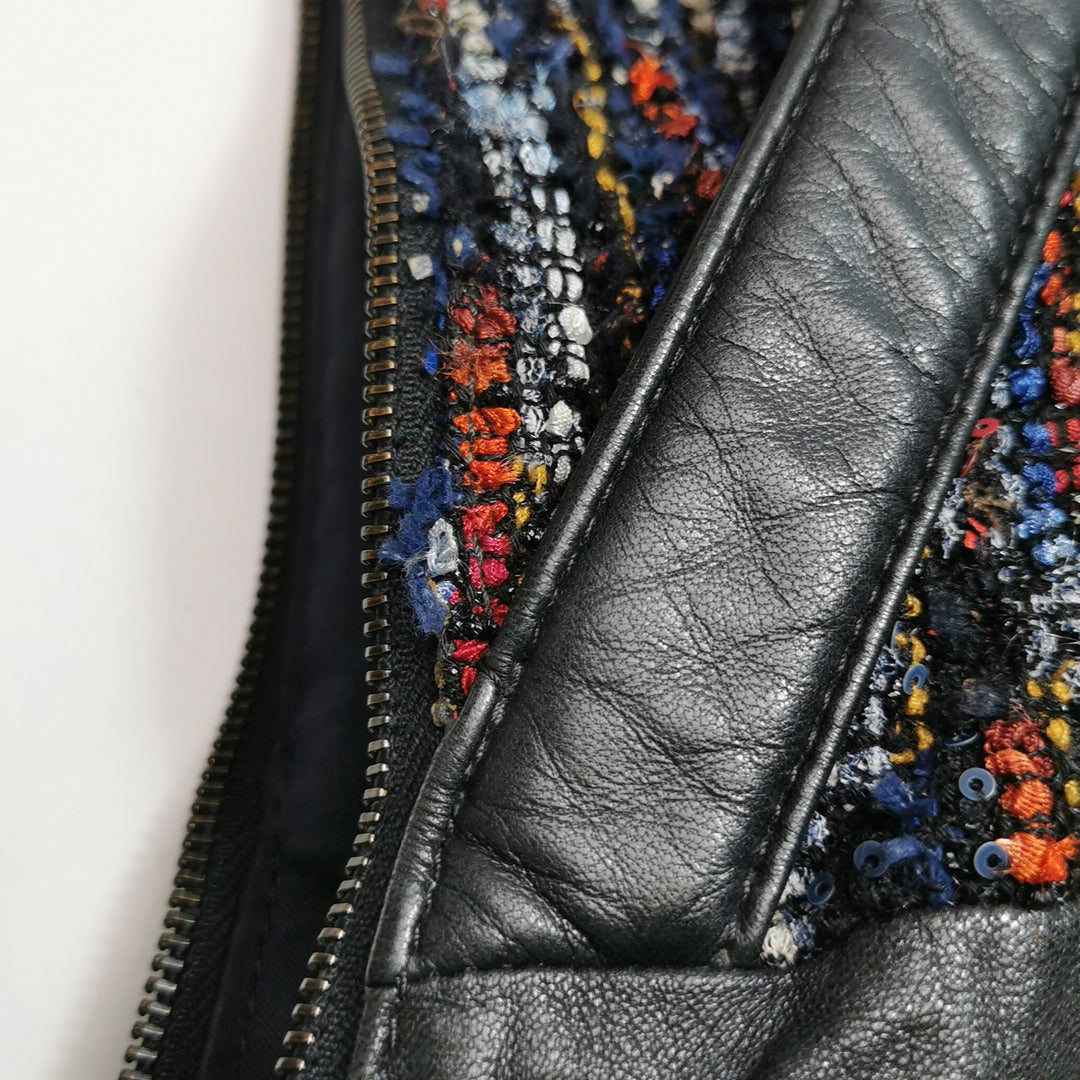 Chanel Vintage Jacket Motif Crossbody Bag in Tweed Lambskin