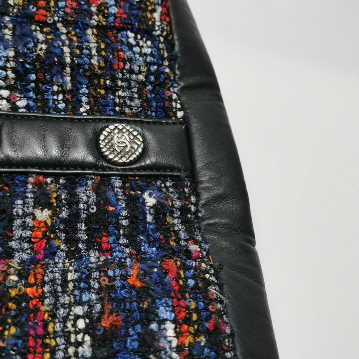 Chanel Vintage Jacket Motif Crossbody Bag in Tweed Lambskin