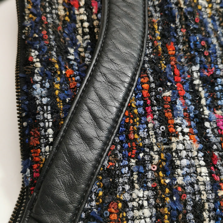 Chanel Vintage Jacket Motif Crossbody Bag in Tweed Lambskin