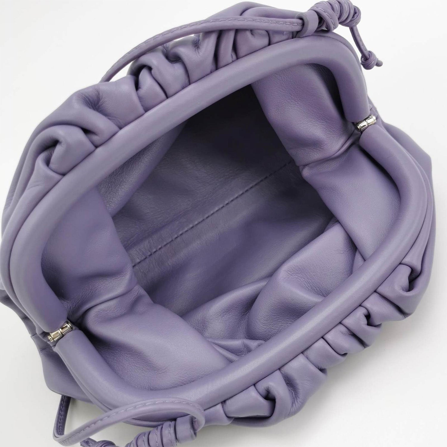 Bottega Veneta Purple Mini Pouch Clutch