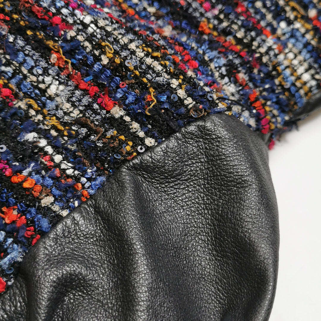 Chanel Vintage Jacket Motif Crossbody Bag in Tweed Lambskin